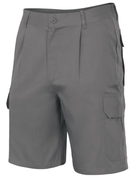 BERMUDA MULTIBOLSILLOS. GRIS TALLA 36-60